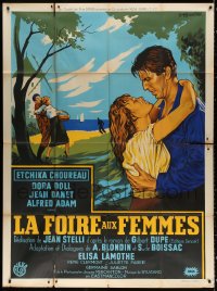 1s959 TIDES OF PASSION French 1p 1959 La Foire Aux Femmes, Noel art, premarital customs, rare!