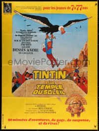 1s961 TINTIN & THE TEMPLE OF THE SUN French 1p 1969 Eddie Lateste's Tintin et le temple du soleil