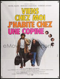 1s984 VIENS CHEZ MOI, J'HABITE CHEZ UNE COPINE French 1p 1981 Patrice Leconte, Blanc, Girardeau!