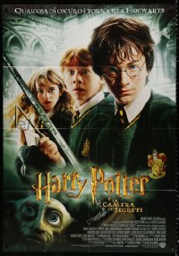 1s474 HARRY POTTER & THE CHAMBER OF SECRETS Italian 1p 2002 Daniel Radcliffe, Emma Watson, Grint!