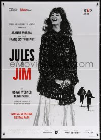 1s480 JULES & JIM Italian 1p R2019 Francois Truffaut's Jules et Jim, art of Jeanne Moreau by Broutin