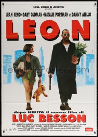 1s501 PROFESSIONAL Italian 1p 1995 Luc Besson's Leon, hitman Jean Reno & youngest Natalie Portman!