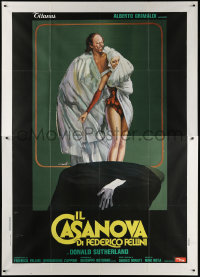 1s394 FELLINI'S CASANOVA Italian 2p 1976 Il Casanova di Federico Fellini, great Ciriello art!