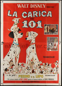 1s415 ONE HUNDRED & ONE DALMATIANS Italian 2p R1970s Walt Disney classic, great cartoon image!