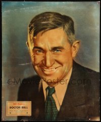 1s137 DOCTOR BULL jumbo LC 1933 great smiling portrait of Will Rogers, directed by John Ford!