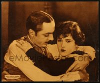 1s150 LOVE'S GREATEST MISTAKE jumbo LC 1927 close up of William Powell & Evelyn Brent embracing!