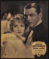 1s159 WEARY RIVER jumbo LC 1929 gangster turned composer Richard Barthelmess by Betty Compson!