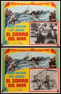 1s185 ENEMY BELOW 7 Mexican LCs 1957 Robert Mitchum & Curt Jurgens, amazing saga of the U.S. Navy!
