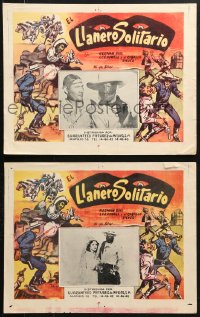 1s190 LONE RANGER 6 Mexican LCs R1970s first serial version, starring Lee Powell!