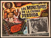 1s221 LOST CITY Mexican LC R1960s cool different border art of crazed monstrous man!