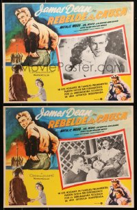 1s167 REBEL WITHOUT A CAUSE 8 Mexican LCs R1970s James Dean, when he died a legend was born!