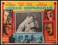 1s225 SEPARATE TABLES Mexican LC 1958 Burt Lancaster desperately & violently craves Rita Hayworth!