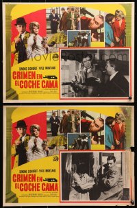 1s171 SLEEPING CAR MURDER 8 Mexican LCs 1968 Costa-Gavras' Compartiment tueurs, Signoret, Montand!