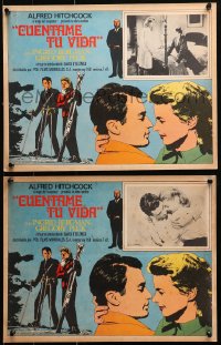 1s173 SPELLBOUND 8 Mexican LCs R1970s Alfred Hitchcock, Ingrid Bergman, Gregory Peck