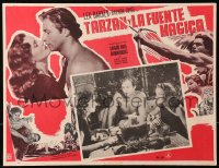 1s228 TARZAN'S MAGIC FOUNTAIN Mexican LC R1950s Lex Barker, Brenda Joyce, Edgar Rice Burroughs!
