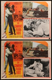 1s179 TWO FOR THE ROAD 8 Mexican LCs 1968 Audrey Hepburn & Albert Finney, directed by Stanley Donen!