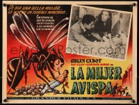 1s232 WASP WOMAN Mexican LC 1962 man in hospital + human-headed insect queen border art!