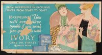 1s050 IVORY SOAP 11x21 advertising poster 1920s for their laundry soap flakes for fine garments!