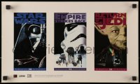 1s010 STAR WARS TRILOGY 11x18 video poster 1995 Lucas, Empire Strikes Back, Return of the Jedi!