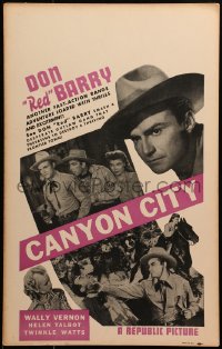 1s256 CANYON CITY WC 1943 cowboy Don Red Barry, Wally Vernon, Helen Talbot, Twinkle Watts