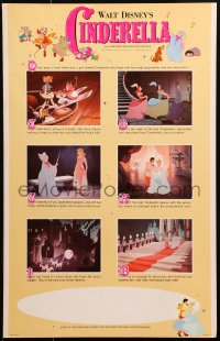 1s263 CINDERELLA WC R1965 Walt Disney classic romantic musical cartoon, great poster images!