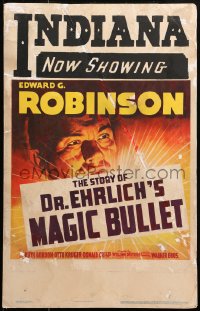 1s273 DR. EHRLICH'S MAGIC BULLET WC 1940 Edward G. Robinson searches for a cure for syphilis!