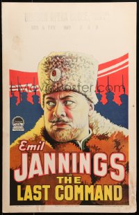 1s305 LAST COMMAND WC 1928 directed by Josef von Sternberg, great art of General Emil Jannings!