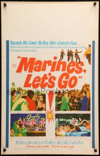 1s314 MARINES LET'S GO WC 1961 directed by Raoul Walsh, there's no limit to the off-limits fun!