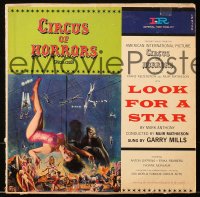 1s037 CIRCUS OF HORRORS 33 1/3 RPM soundtrack record 1960 includes a 45 RPM for Look For a Star!