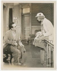 1t222 CAT'S PAW 8x10.25 still 1934 great close up of Harold Lloyd chatting with Una Merkel!