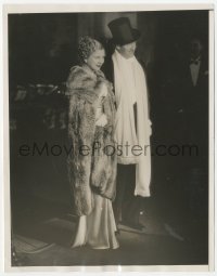 1t223 CAVALCADE 7x9 news photo 1933 Edmund Lowe & Lilyan Tashman at Grauman's Chinese premiere!