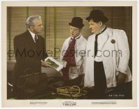 1t002 CHUMP AT OXFORD color-glos 8.25x10 still 1940 Stan Laurel & Oliver Hardy stare at papers!