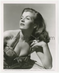 1t257 CORINNE CALVET 8.25x10 still 1954 Universal studio portrait showing lots of cleavage!