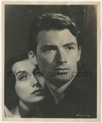 1t273 DAYS OF GLORY 8x10 key book still 1944 best portrait of Gregory Peck & Tamara Toumanova!