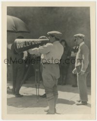 1t322 ERNST LUBITSCH deluxe 8x10 still 1920s the director shouting orders through a megaphone!