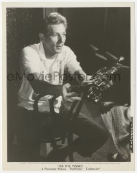 1t351 FIVE PENNIES 8x10.25 still 1959 seated c/u of Danny Kaye as Red Nichols holding trumpet!