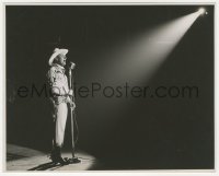 1t374 GENE AUTRY deluxe 8x10 still 1955 performing on stage in the spotlight by Benn Mitchell!