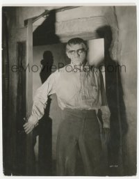 1t386 GHOUL English 7.25x9 still 1933 wonderful close up of Boris Karloff in monster makeup, rare!