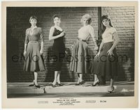 1t395 GIRLS ON THE LOOSE 8x10.25 still 1958 Mara Corday, Lita Milan, Bostock & Barker in girl gang!