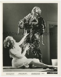 1t436 HORROR OF PARTY BEACH 8x10 still 1964 horror monster musical, atomic beast attacks sexy girl!