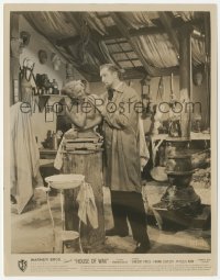1t443 HOUSE OF WAX 2D 8x10.25 still 1953 Vincent Price working on female wax figure in his studio!