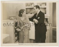 1t460 ILLICIT 8x10.25 still 1931 close up of Barbara Stanwyck & Ricardo Cortez in kitchen!