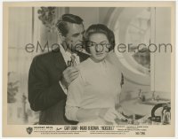 1t466 INDISCREET 8x10.25 still 1958 Cary Grant nuzzles Ingrid Bergman in kitchen, Stanley Donen!