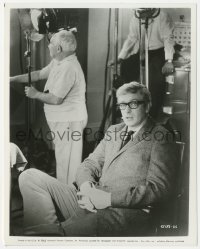 1t474 IPCRESS FILE candid 8x10 key book still 1965 Michael Caine relaxing on set during a break!