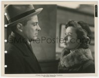 1t476 IRON CURTAIN 8x10 still 1948 great close up of Dana Andrews & beautiful Gene Tierney!