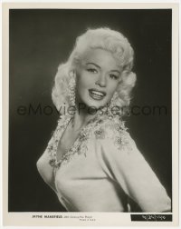 1t495 JAYNE MANSFIELD 8x10.25 still 1956 sexy waist-high portrait from The Girl Can't Help It