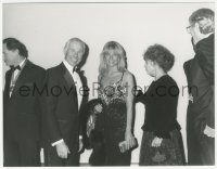 1t512 JOHNNY CARSON 7x9 news photo 1989 with his wife at the Scopus Award dinner by Scott Downie!