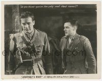 1t514 JOURNEY'S END 8x10.25 still 1930 Colin Clive scolds David Manners for being selfish!
