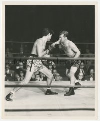 1t523 KILLER MCCOY deluxe 8.25x10 still 1947 Mickey Rooney fighting Mickey Knox in the boxing ring!