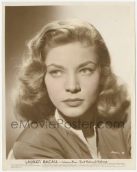 1t032 LAUREN BACALL color 8x10 still 1940s Warner Bros studio portrait of the beautiful star!